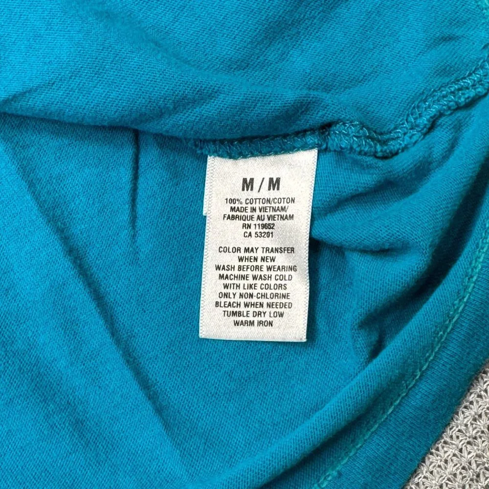 Aeropostale Womens Blue Graphic T-Shirt "New York" Embroidered Logo Medium - Picture 8 of 12